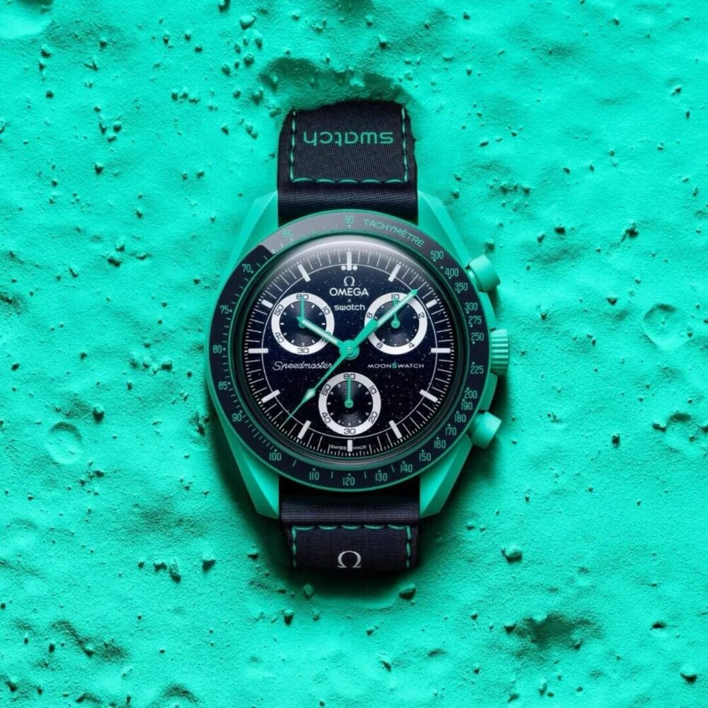 Authentic OMEGA X SWATCH MoonSwatch Mission on Earth Polar Lights SO33L103